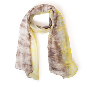 Grey & Yellow Tie Dye
