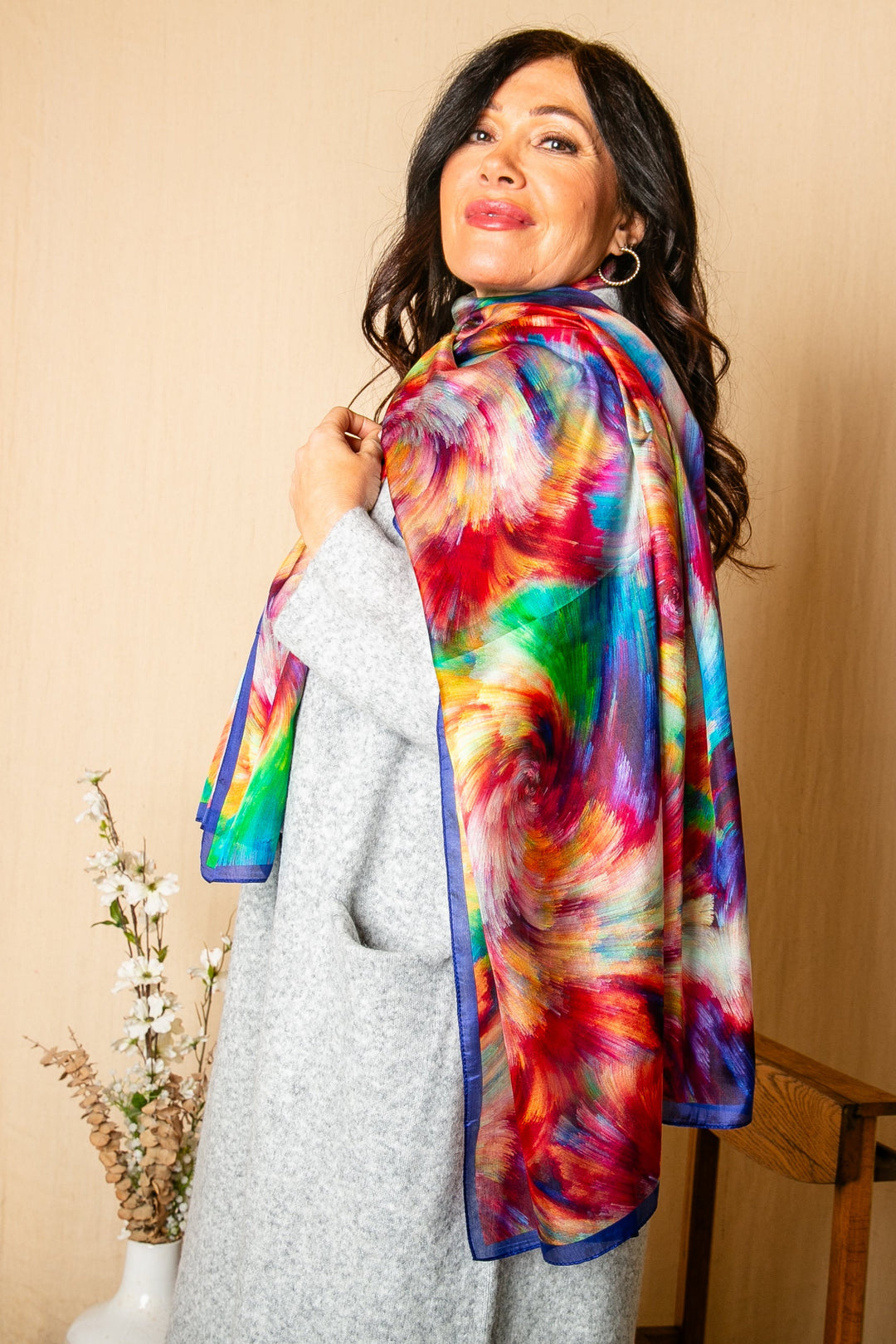 Whirlwind Silk Scarf