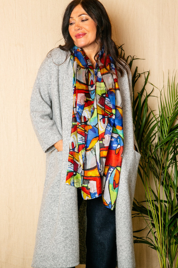Illusions Silk Scarf