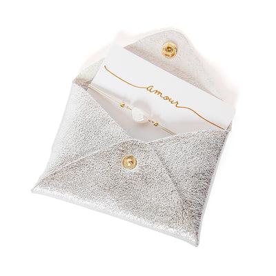 Leather Card Wallet & Bracelet