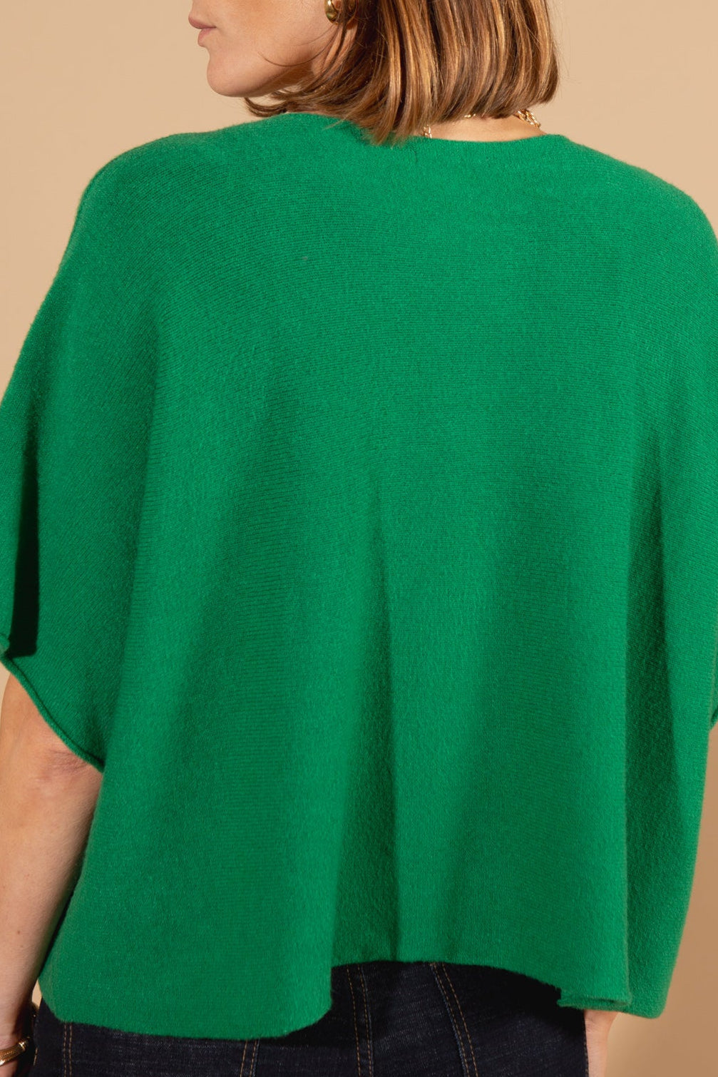 3/4 Sleeve Batwing Jumper