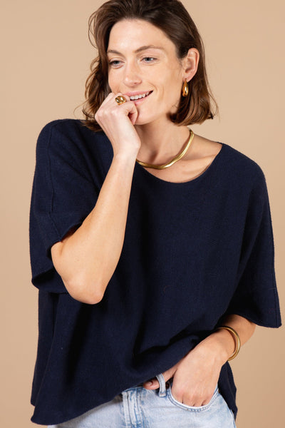 3/4 Sleeve Batwing Jumper