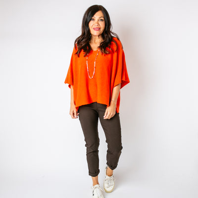 3/4 Sleeve Batwing Jumper