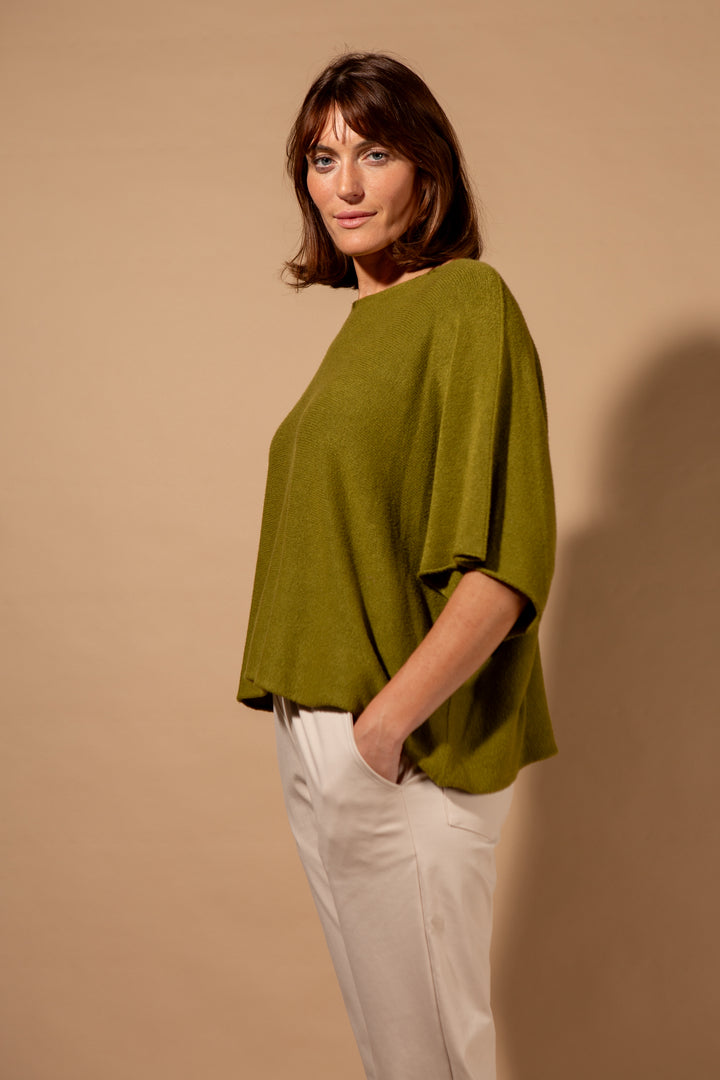 3/4 Sleeve Batwing Jumper