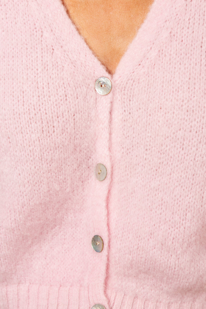 Mohair Button Through Cardigan