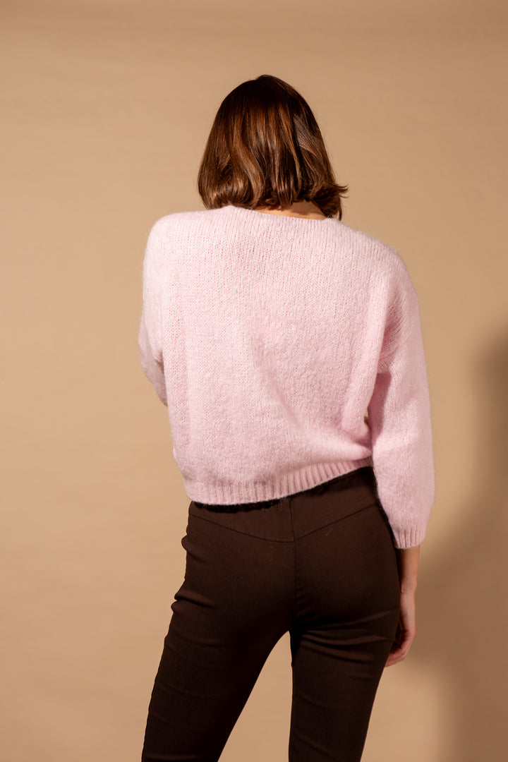 Mohair Button Through Cardigan