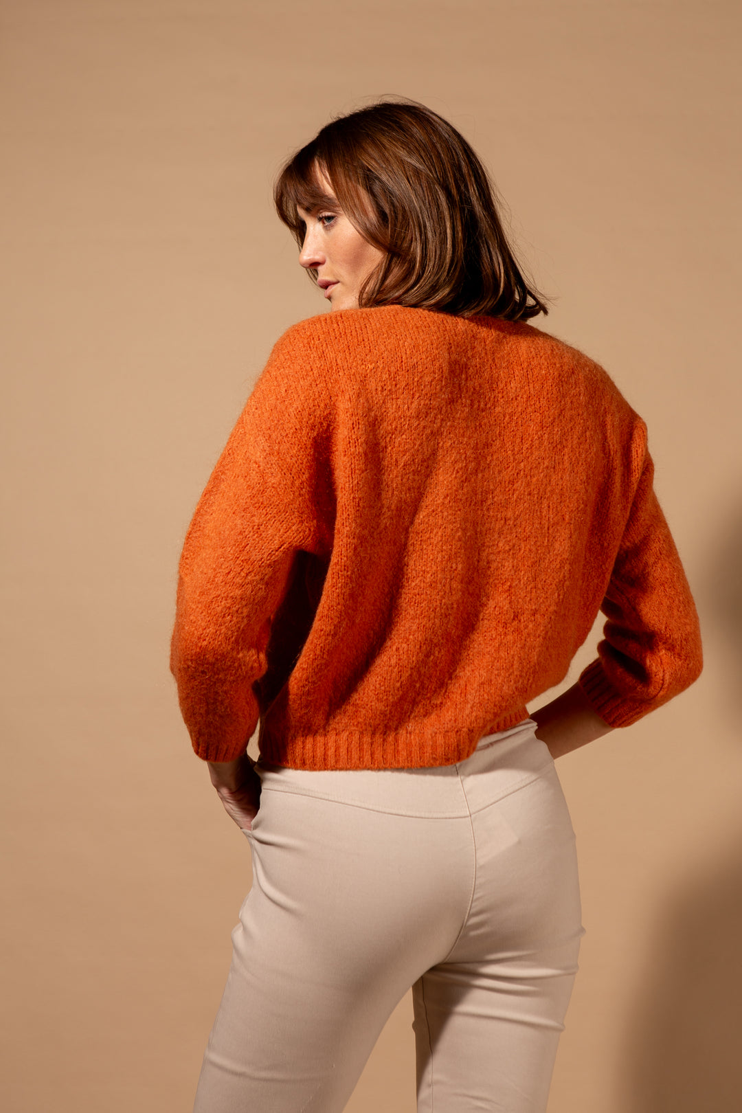Mohair Button Through Cardigan