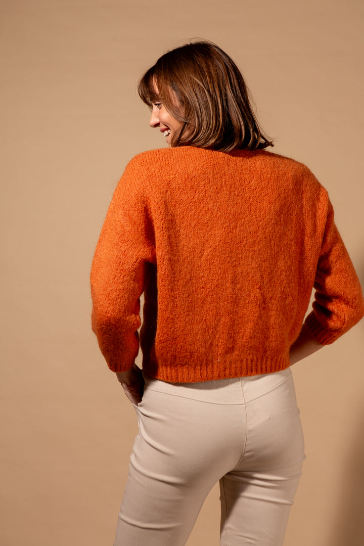 Mohair Button Through Cardigan
