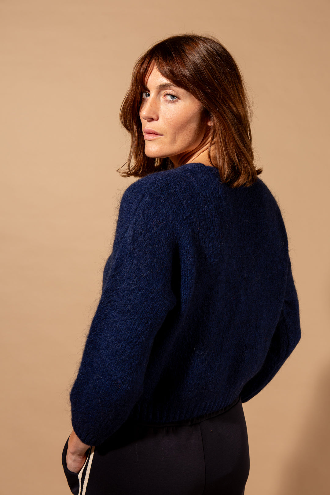 Mohair Button Through Cardigan