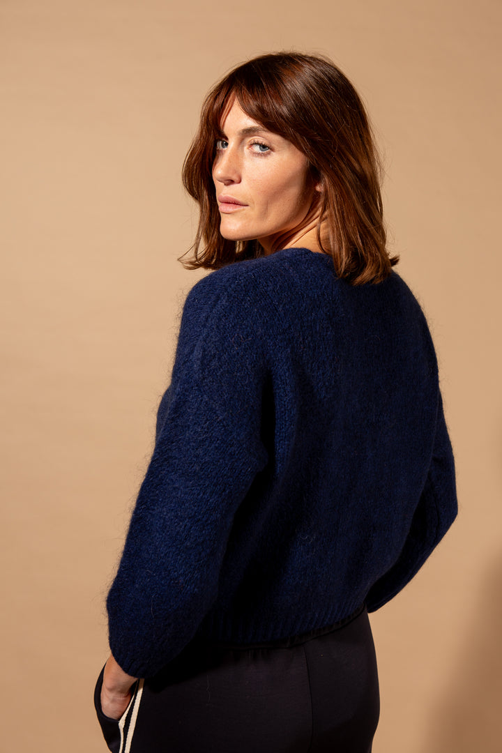Mohair Button Through Cardigan
