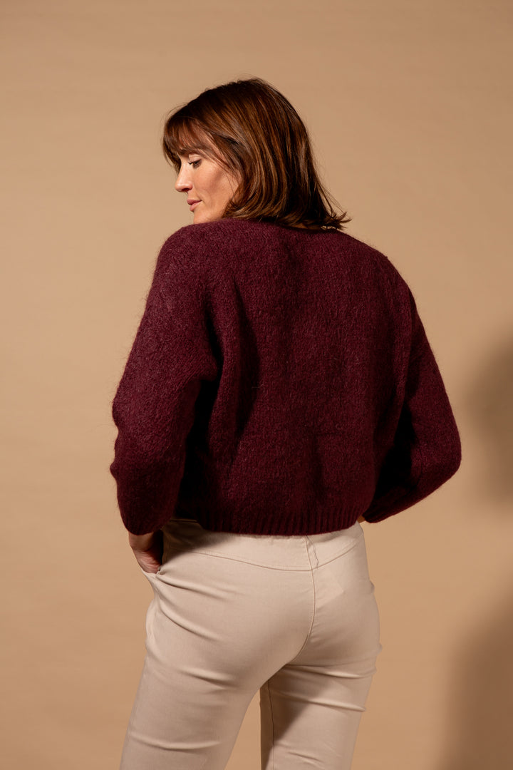 Mohair Button Through Cardigan