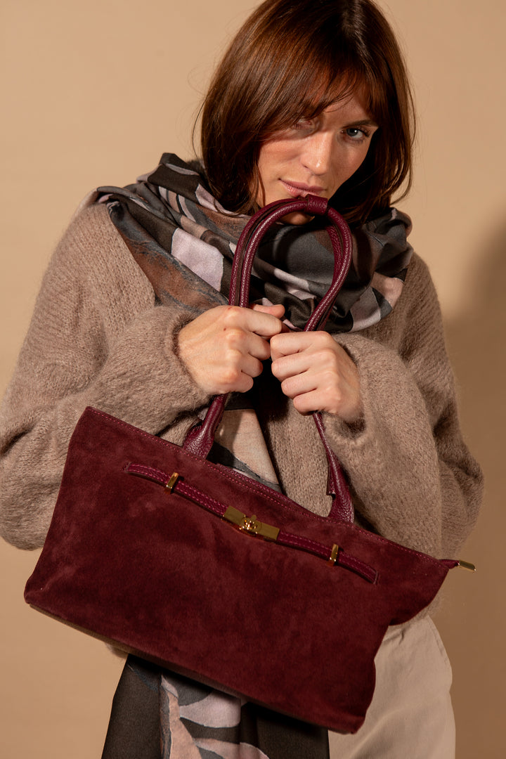 Audley Suede Handbag