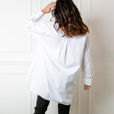 The Basics White Shirt which is great for layering with a cosy jumper