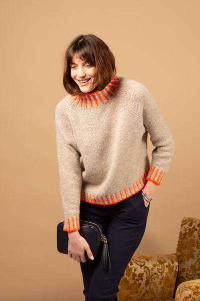 Bright Stitch Edge Jumper