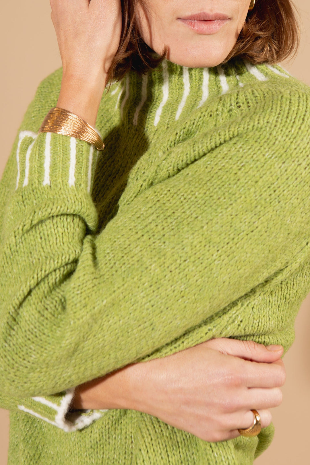 Bright Stitch Edge Jumper