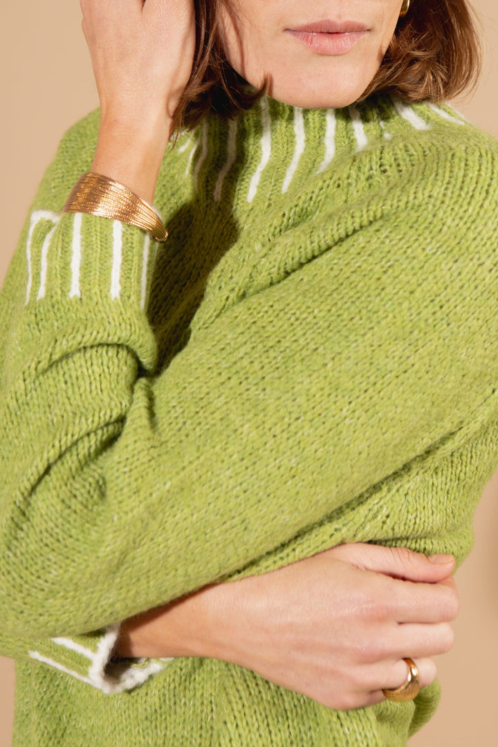 Bright Stitch Edge Jumper