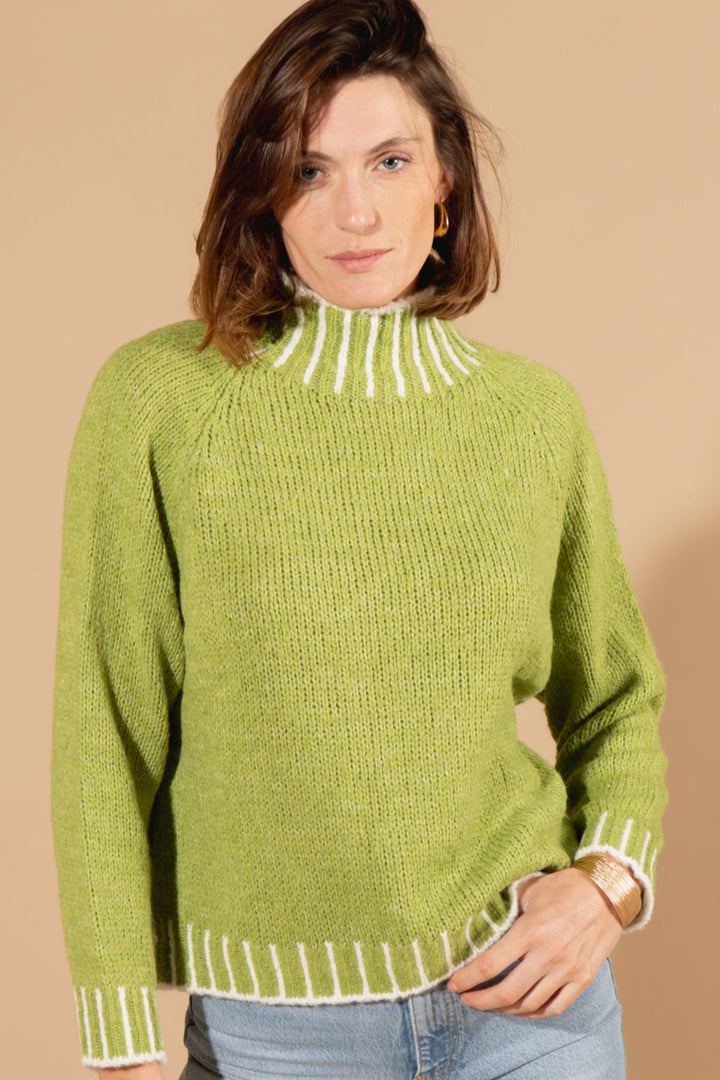 Bright Stitch Edge Jumper