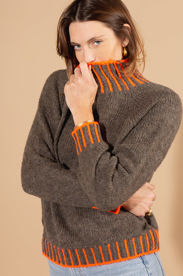 Bright Stitch Edge Jumper