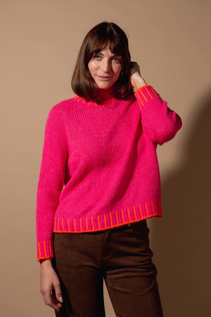 Bright Stitch Edge Jumper