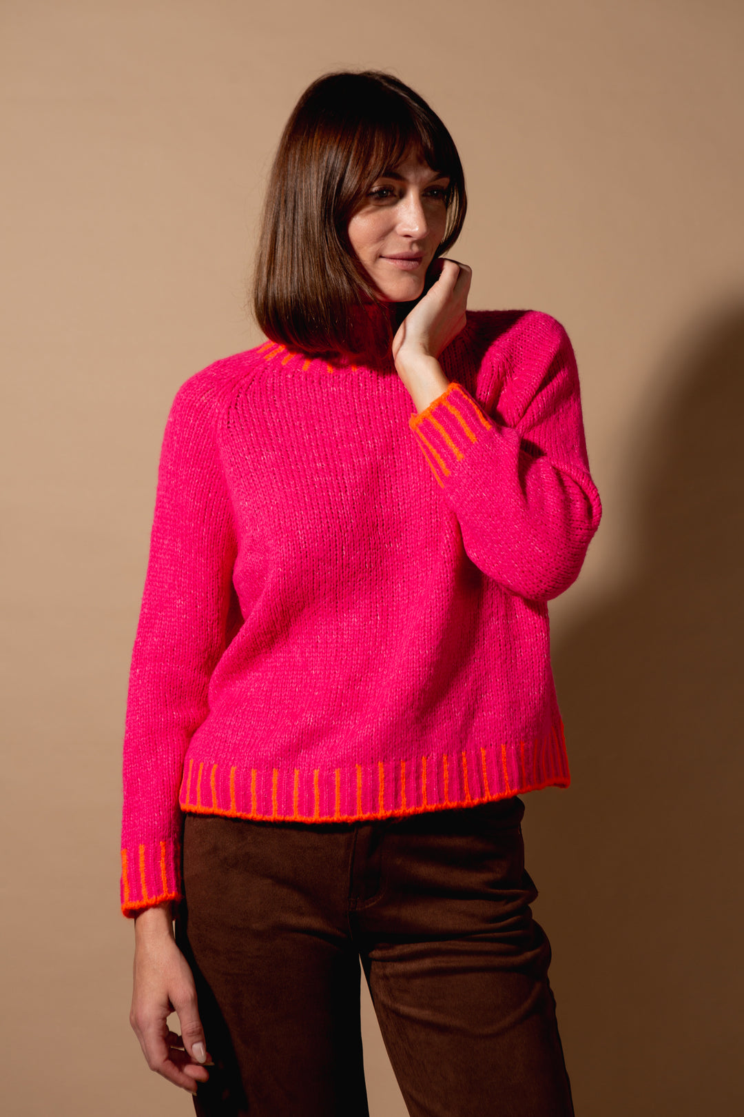 Bright Stitch Edge Jumper