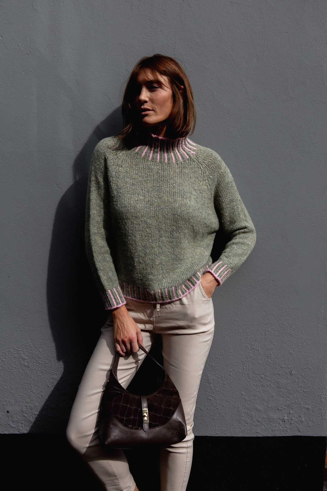 Bright Stitch Edge Jumper