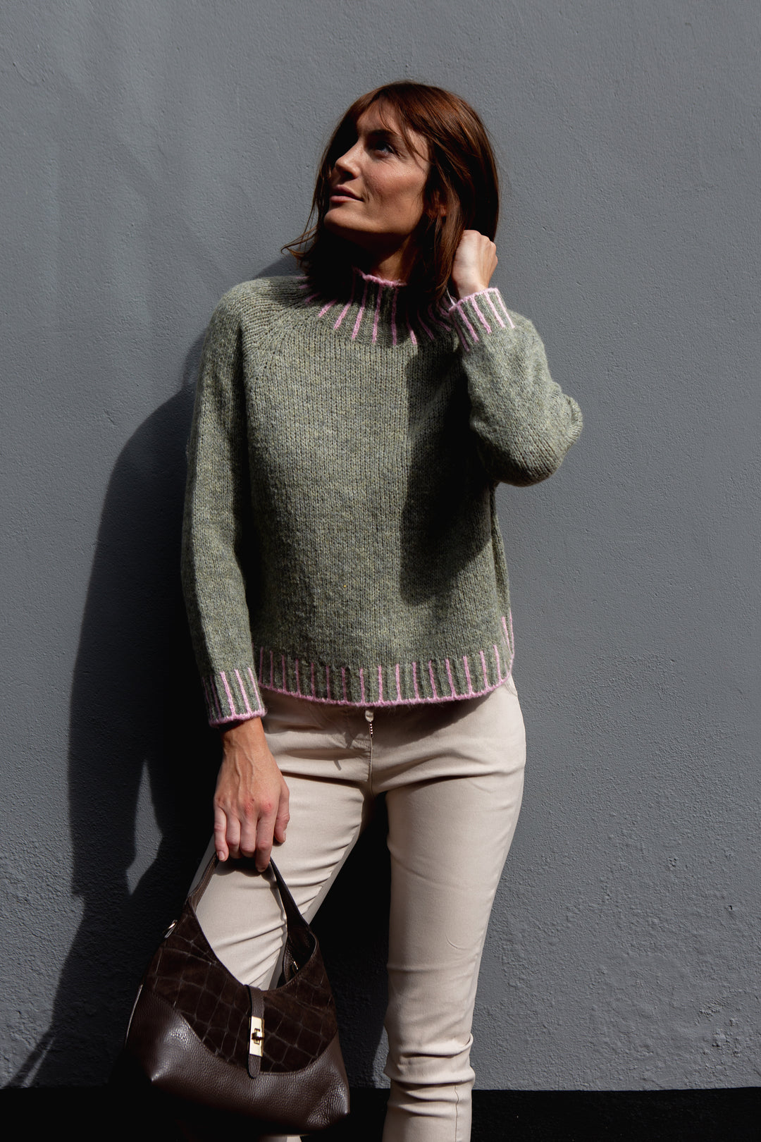 Bright Stitch Edge Jumper
