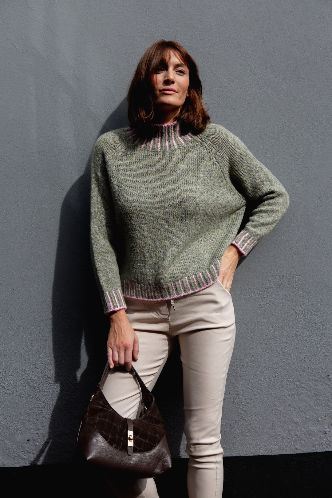 Bright Stitch Edge Jumper