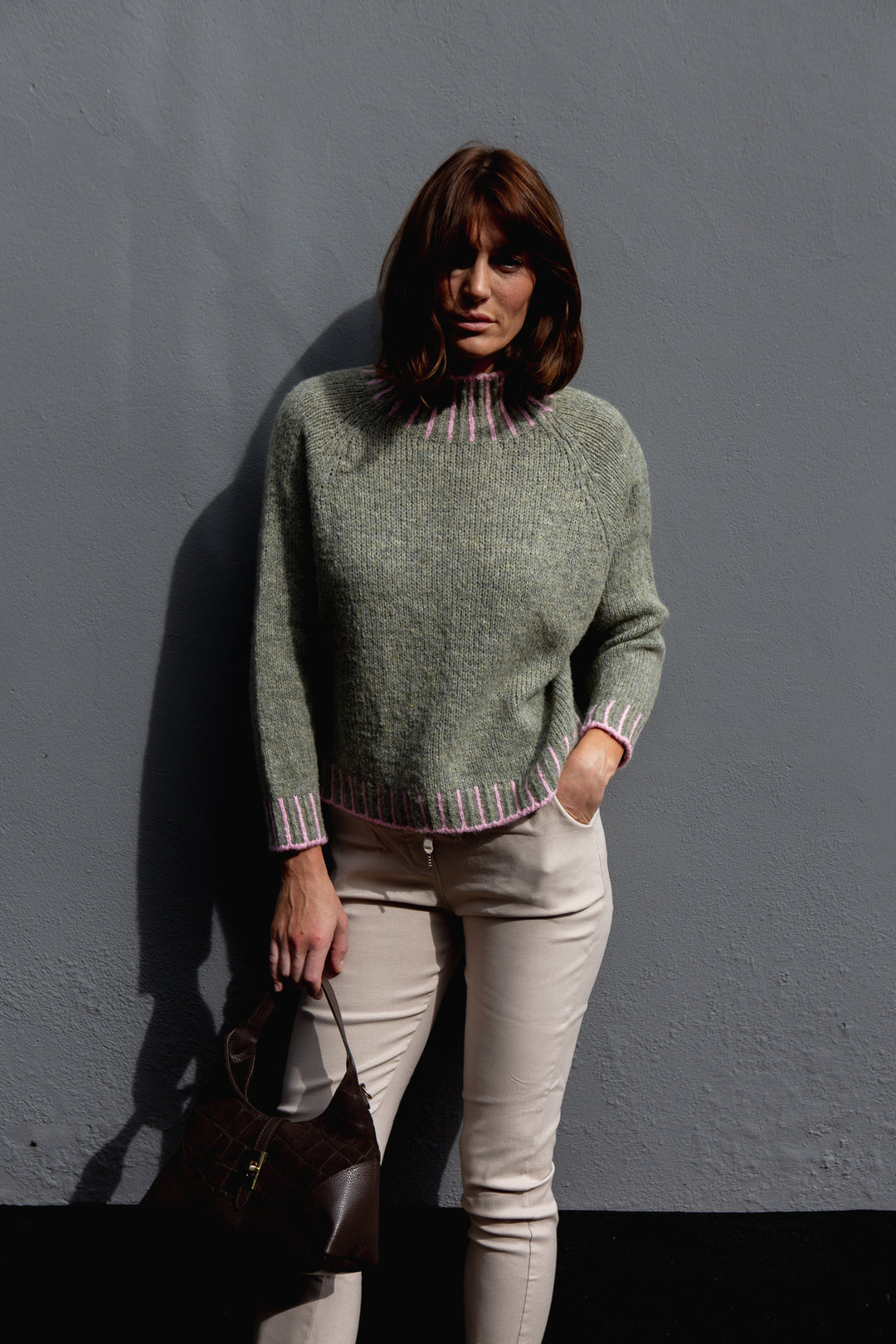 Bright Stitch Edge Jumper