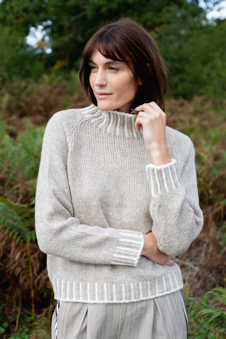 Bright Stitch Edge Jumper
