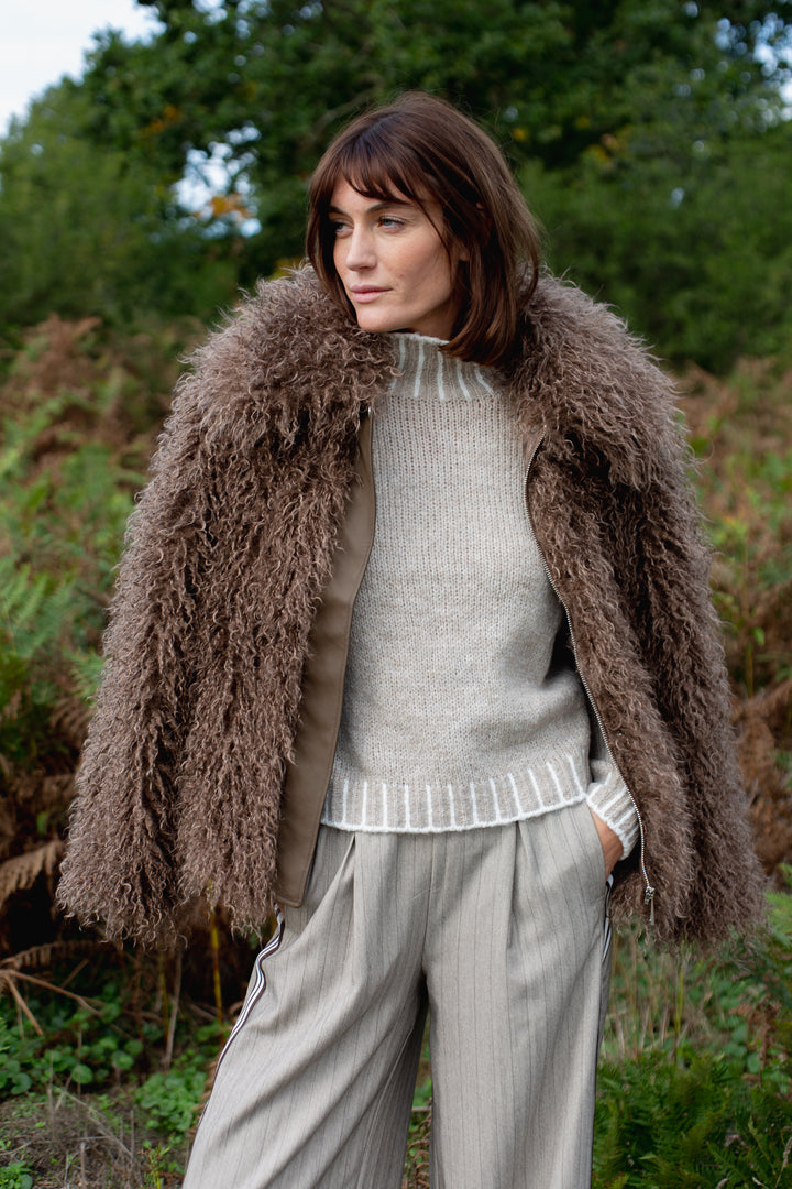 Bright Stitch Edge Jumper