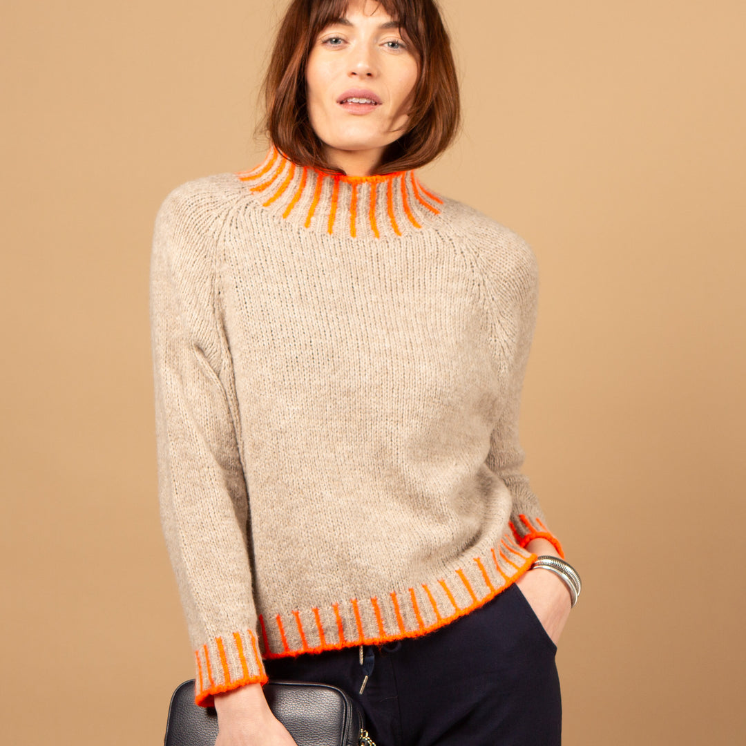 Bright Stitch Edge Jumper
