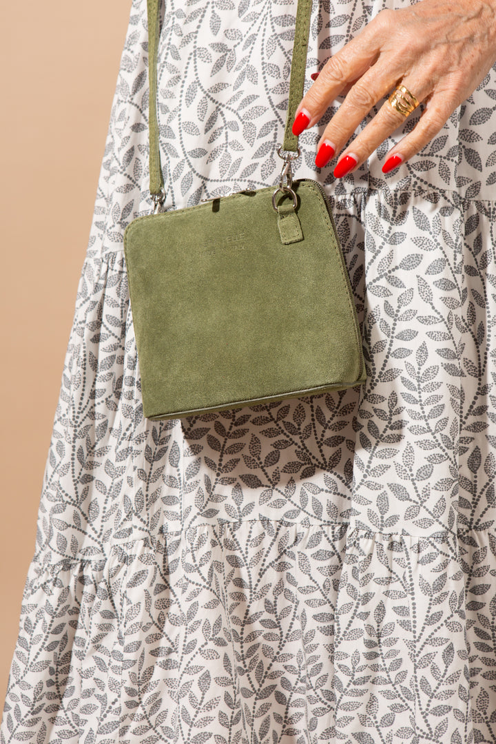 Bronte Suede Cross Body Bag
