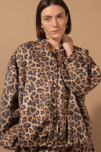 Bubble Hem Bomber Jacket