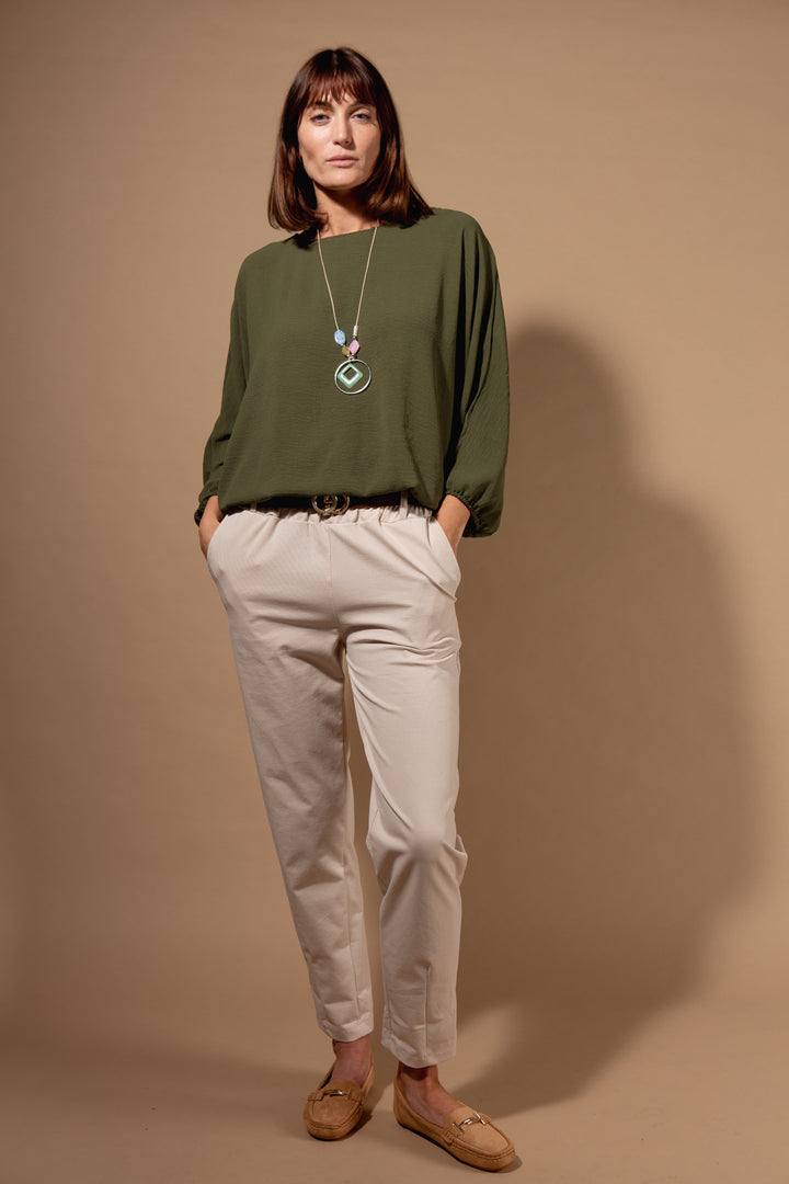 Chiffon Batwing Top