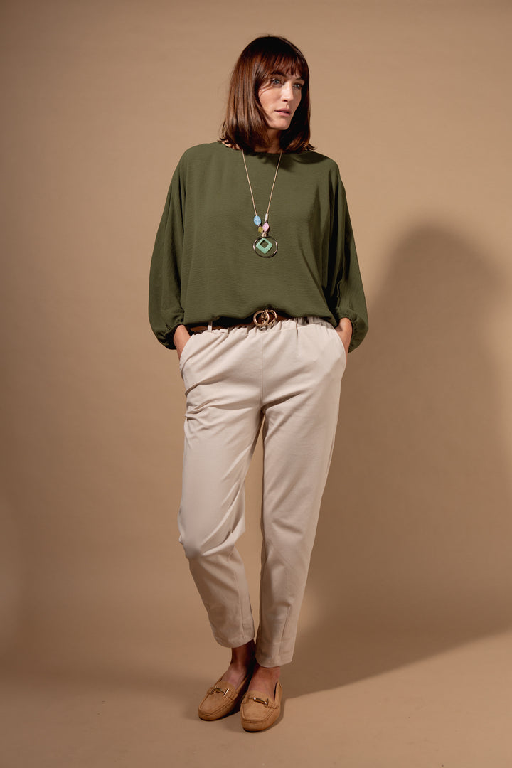 Chiffon Batwing Top