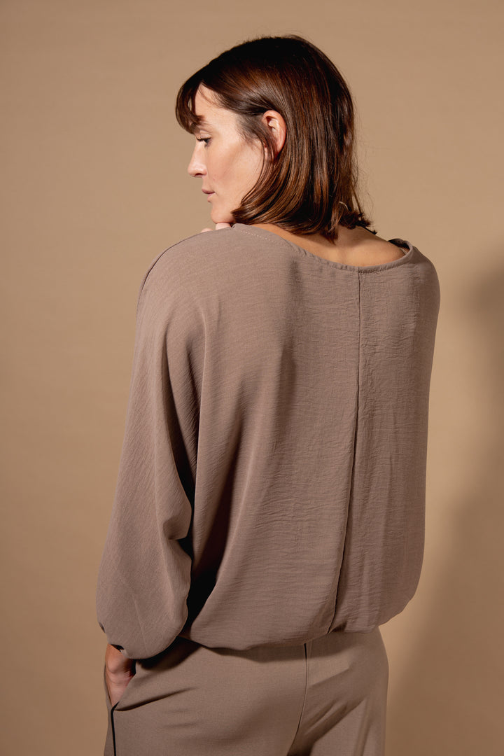 Chiffon Batwing Top