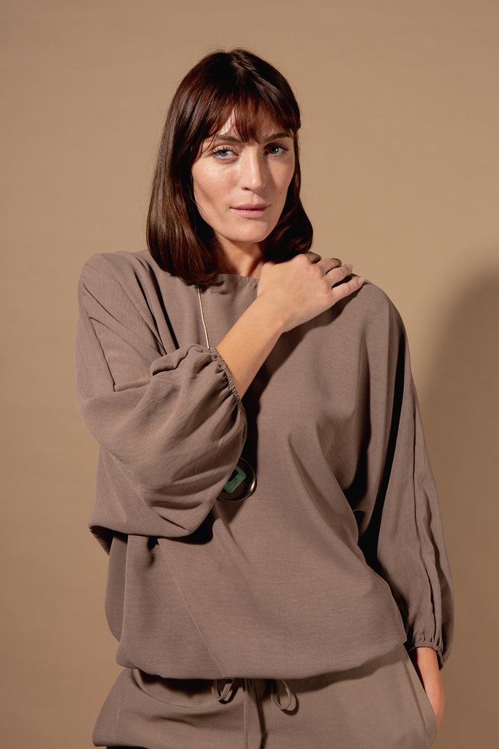 Chiffon Batwing Top