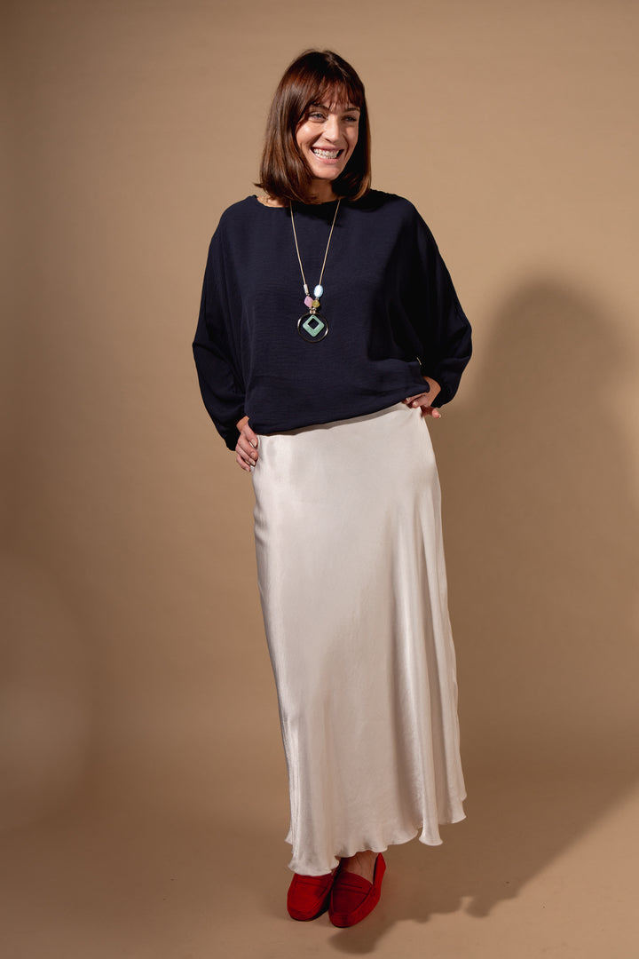 Chiffon Batwing Top