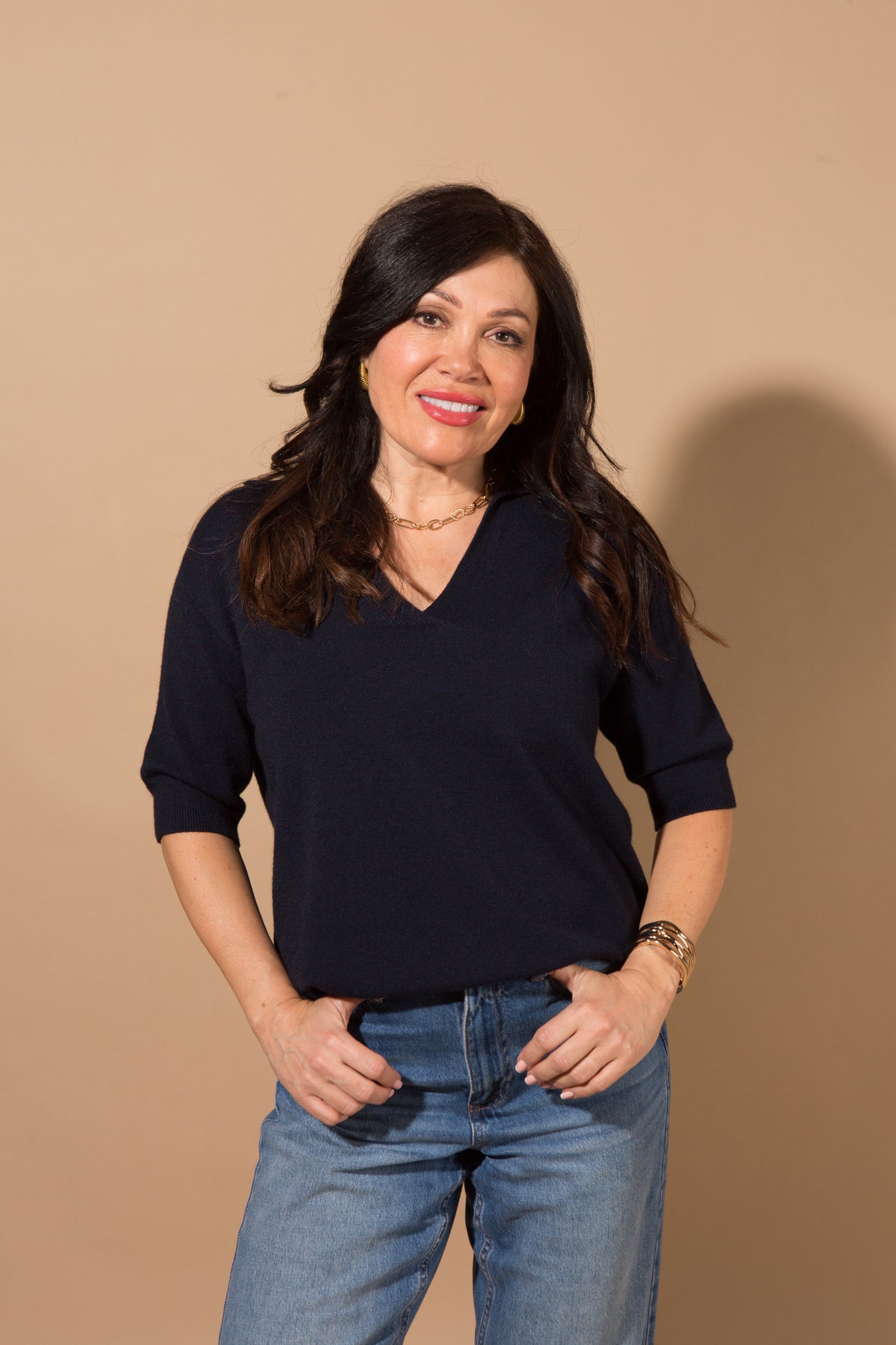 Collared T-Shirt Jumper