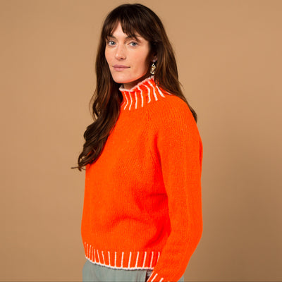 Bright Stitch Edge Jumper