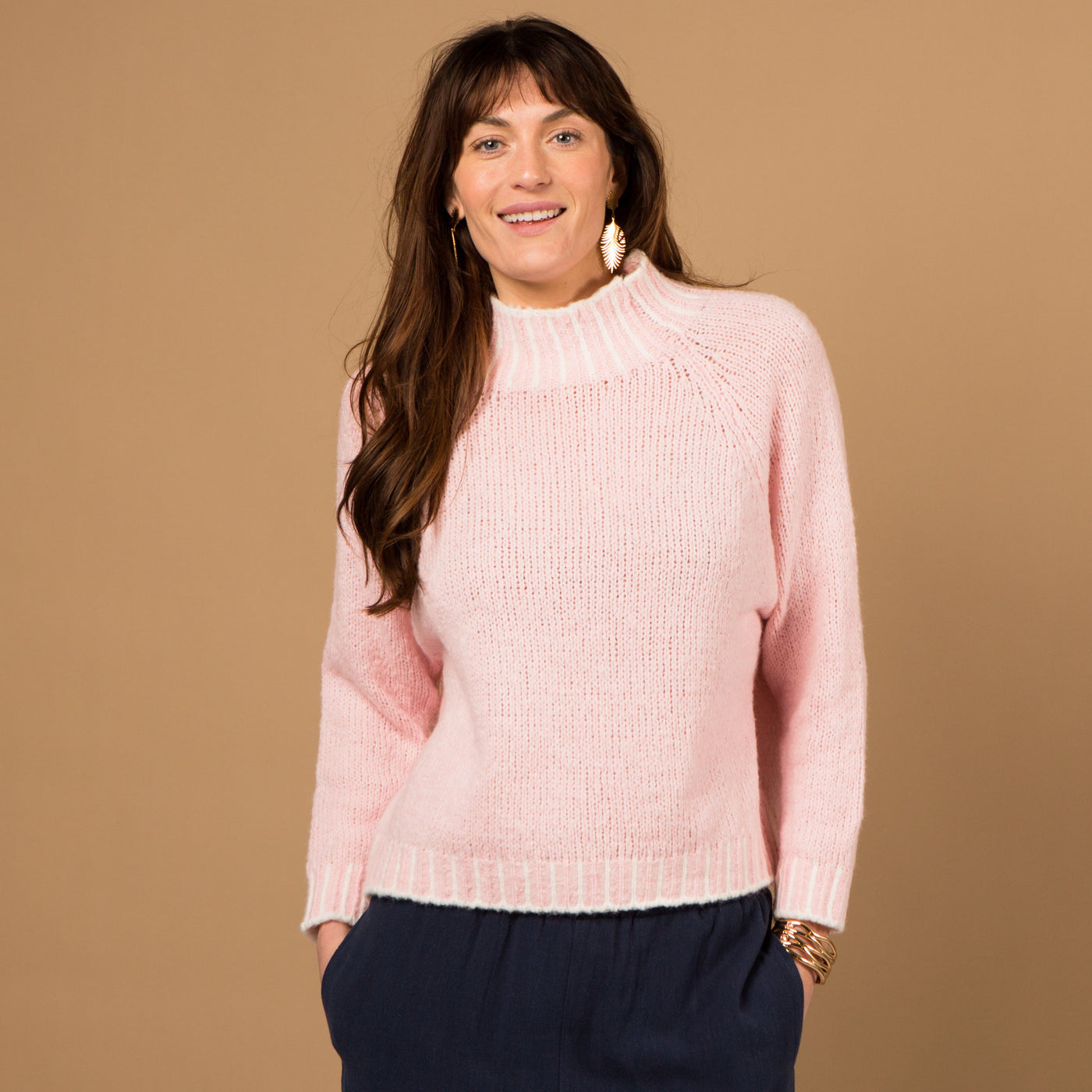 Bright Stitch Edge Jumper