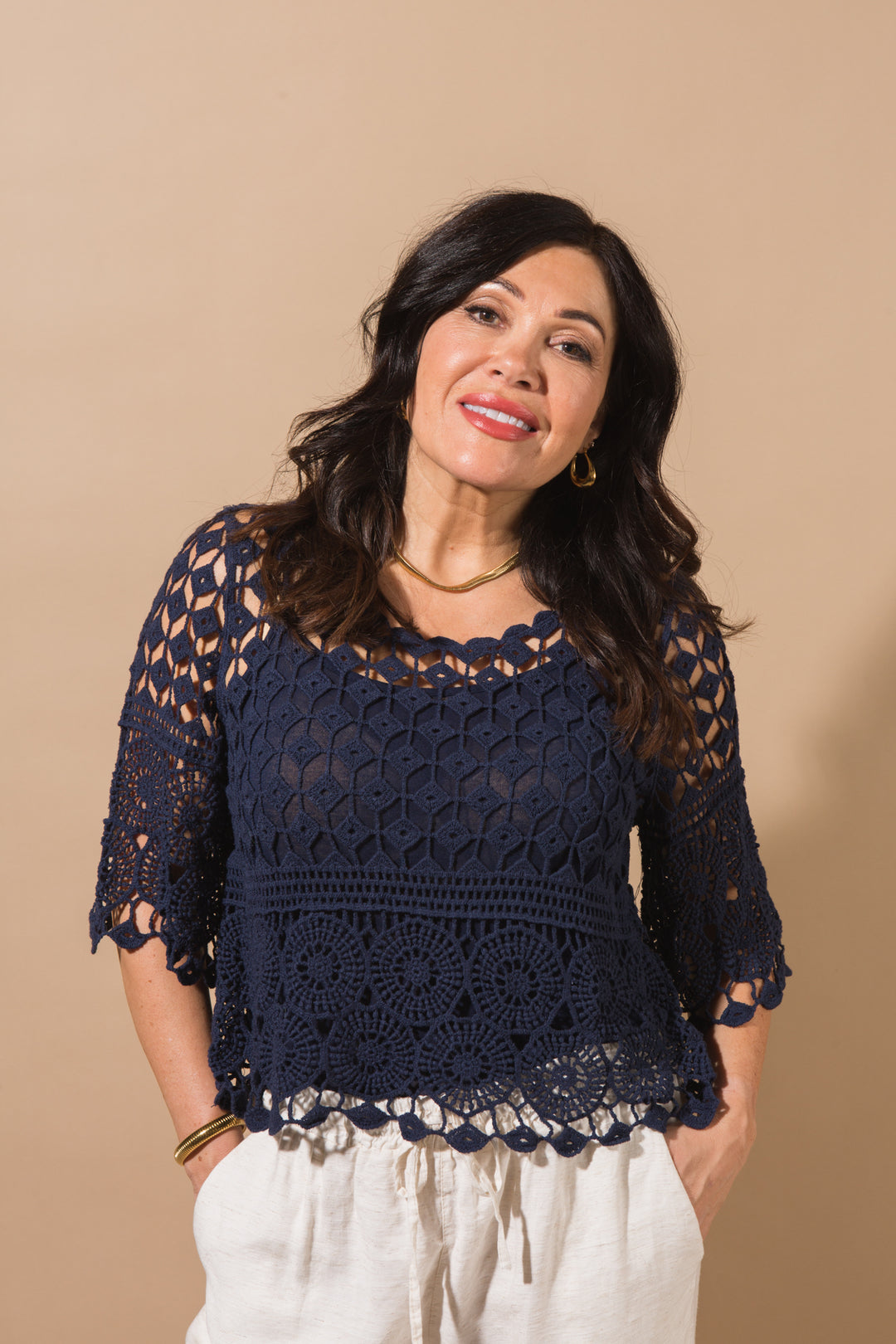 Diamond Crochet Top