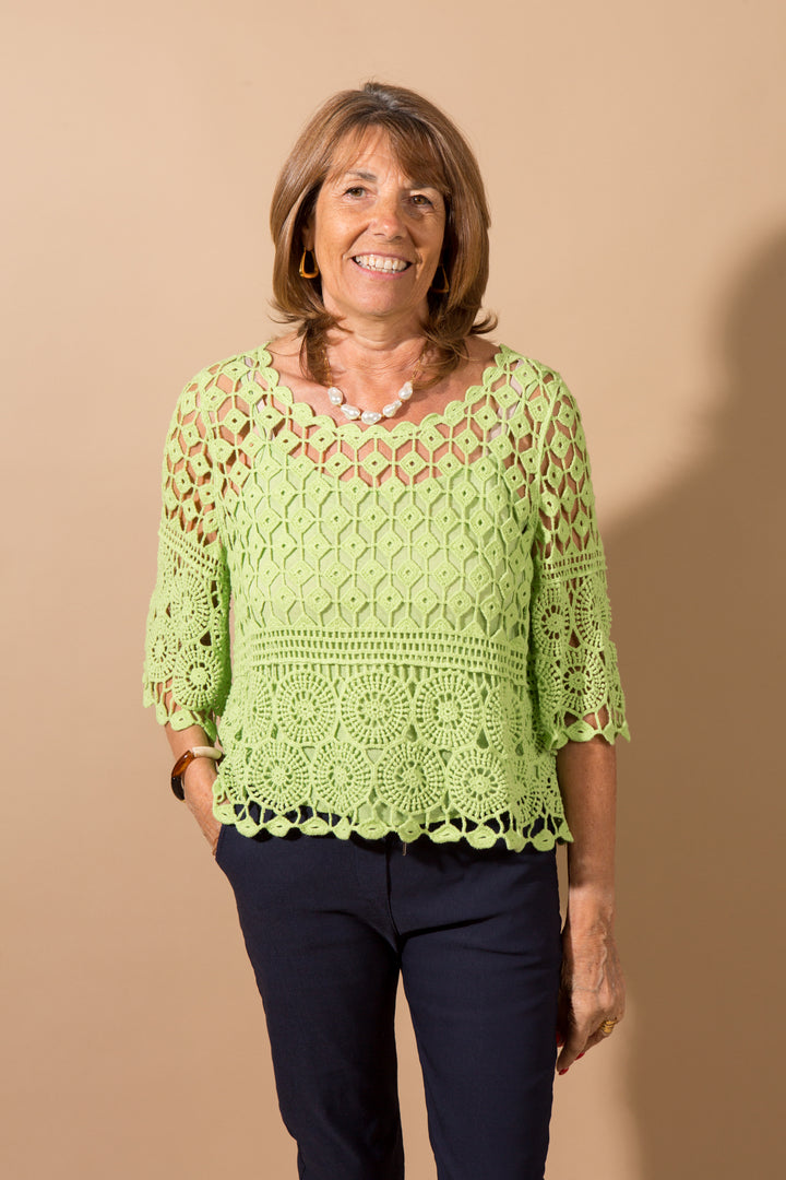 Diamond Crochet Top