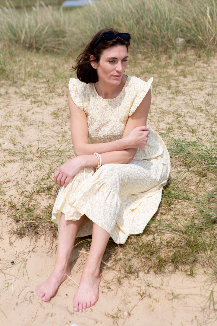 Ditsy Print Floral Dress