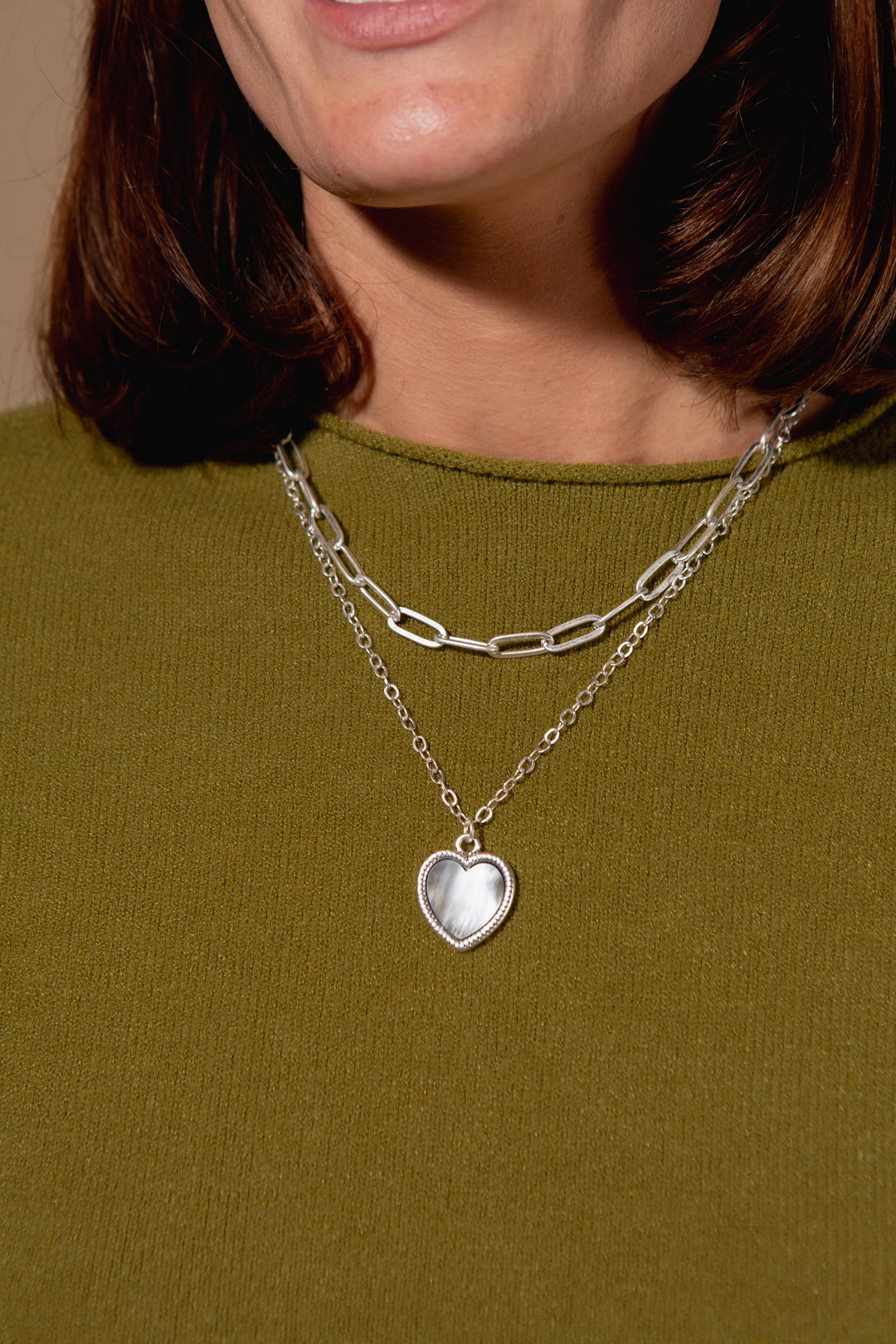 Double Heart Necklace