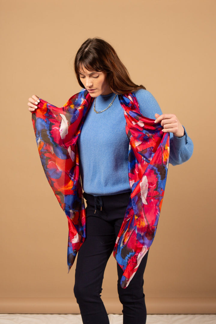 Dove Tail Silk Scarf