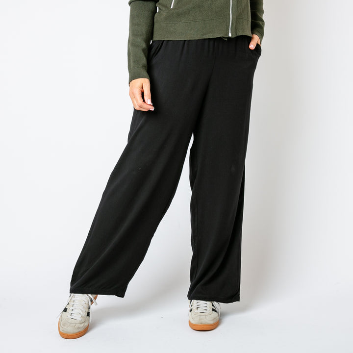 Drawstring Wide Leg Trousers