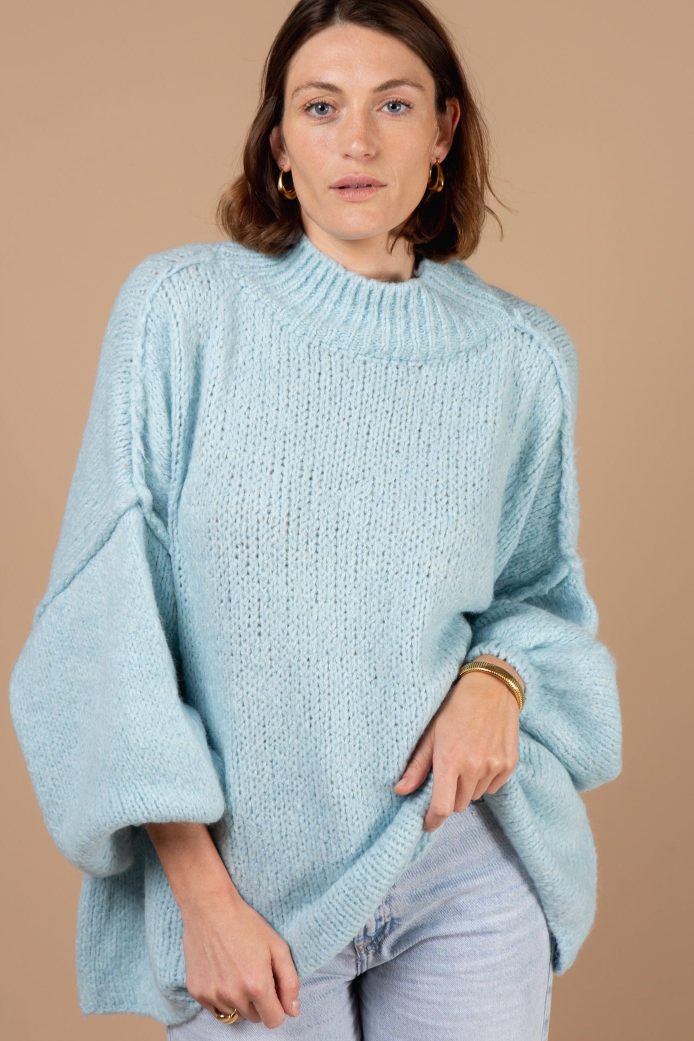 Drop Sleeve Oversized Jumper