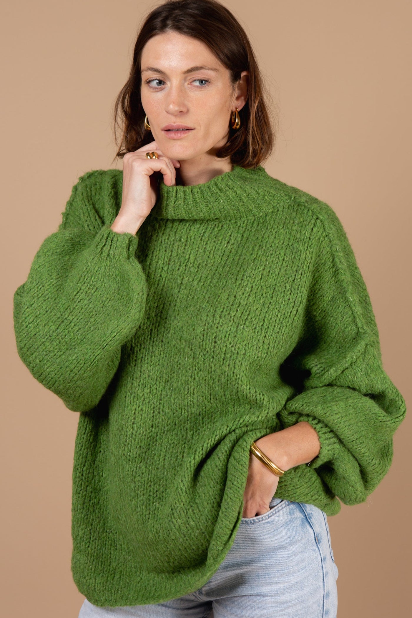 Drop Sleeve Oversized Jumper