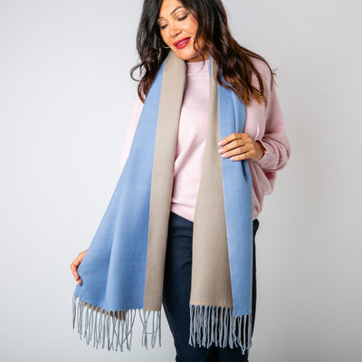 Eva Two-Tone Scarf